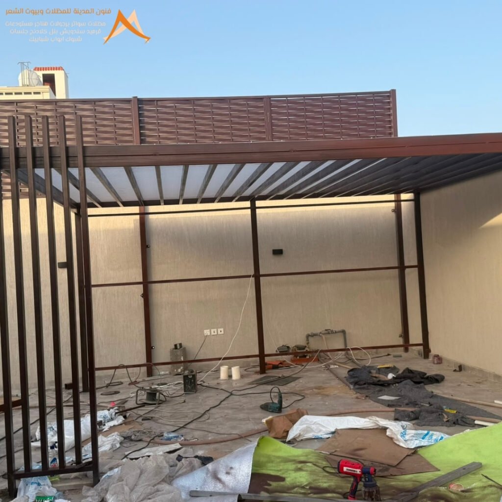 مقاول مظلات حدائق بالمدينة